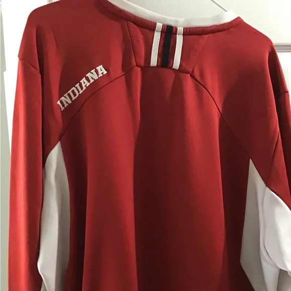Adidas red and white climate Indiana university sweatshirt - Picture 3 of 3
